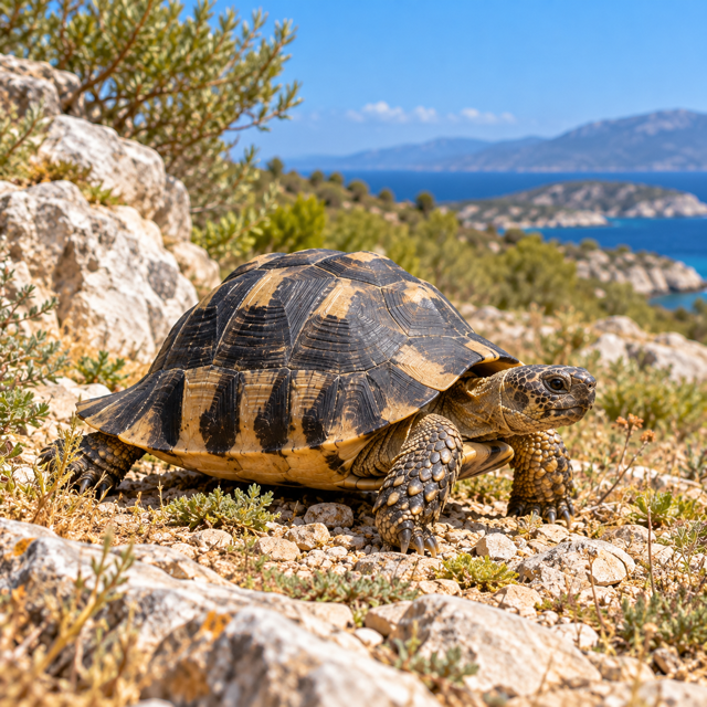 Testudo Marginata 